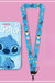 Disney Anime Credential Badge Holder Kawaii Stitch Card Holders Student Campus Lanyard Cards Holder Neck Straps for Kids Gift