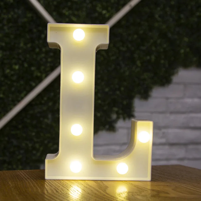 Alphabet Letter LED Lights Luminous Number Lamp Decor Battery Night Light for home Wedding Birthday Christmas party Decoration