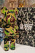 28cm Camouflage Joint Ring Shark Camo Bearbrick Home Decoration Bear Toys Chiaki Action Figures Model Modern Decor Items Luxury