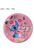 Disney Pink Interstellar Stitch Angel Birthday Party Decoration Flag Pulling Balloon Cake Flag Insertion Spiral Set Supplies