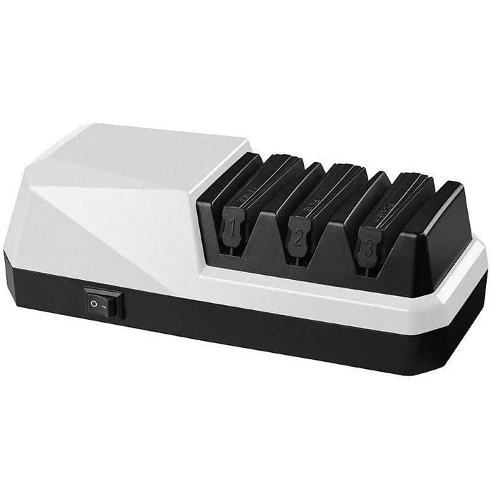 2023 New Electric Knife Sharpener Home Kitchen Knife Sharpening System Diamond Ceramic Whetstone Upgraded Style Quick Sharpening