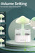 450ML Mushroom Rain Cloud Air Humidifier Colorful Night Light Moisturize Skin Relieve Fatigues for Friends Family Gifts