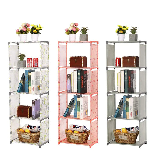 bookcases furniture Bookshelf Stand Storage Display Organizer Non-woven Fabric Storage Rack Shel