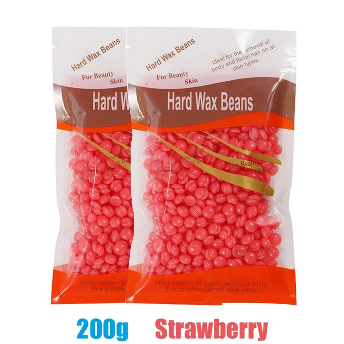 500g/400g/200g Waxing Wax Beans for Wax Heater Machine No Strip Depilatory Hot Film Hard Wax Waxing Body Hair Removal Wax Beads