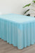 2pcs Disposable tablecloth table skirt