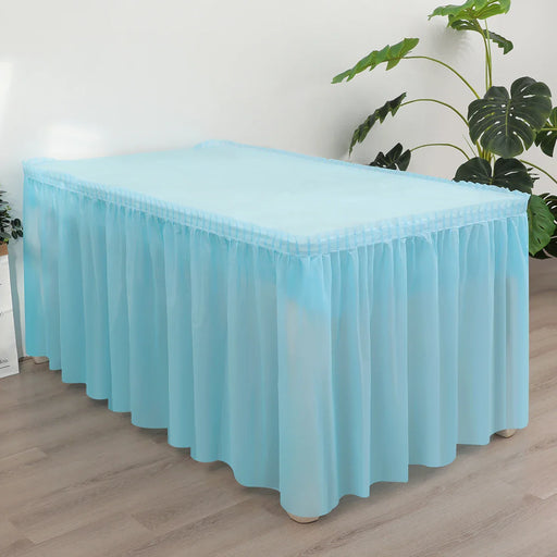 2pcs Disposable tablecloth table skirt