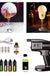 Cocktail Bubbler Kit Bartending Smoke Making Machine Portable Molecular Bubble Sprayer Tools for Bar Kitchen Restaurant Party