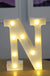 Alphabet Letter LED Lights Luminous Number Lamp Decor Battery Night Light for home Wedding Birthday Christmas party Decoration