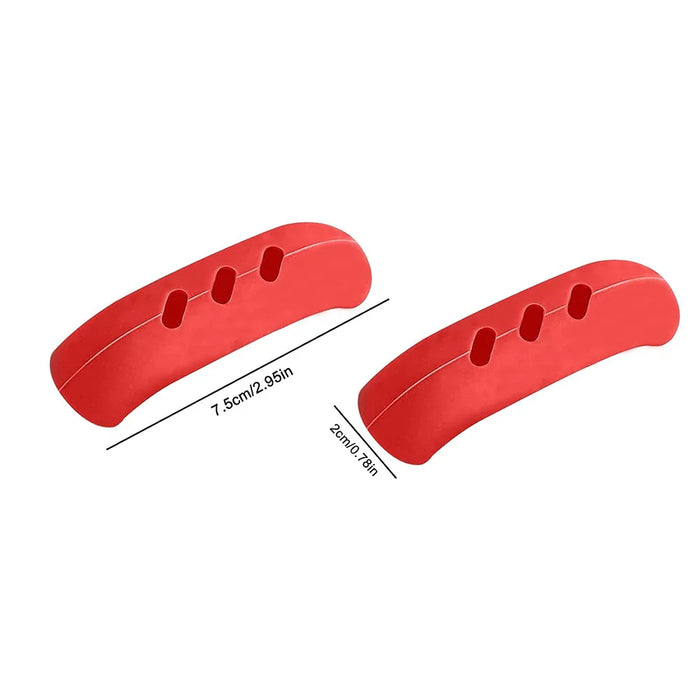 2Pcs Silicone Pan Handle Cover Heat Insulation Assist Handle Holder Grip Sleeve Kitchen Gadgets