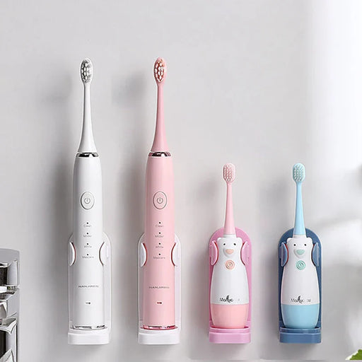 Adjustable Toothbrush Holder Electric Toothbrush Base Silicone Non-slip Wall Mount Brush Body Rack Adapt 99%