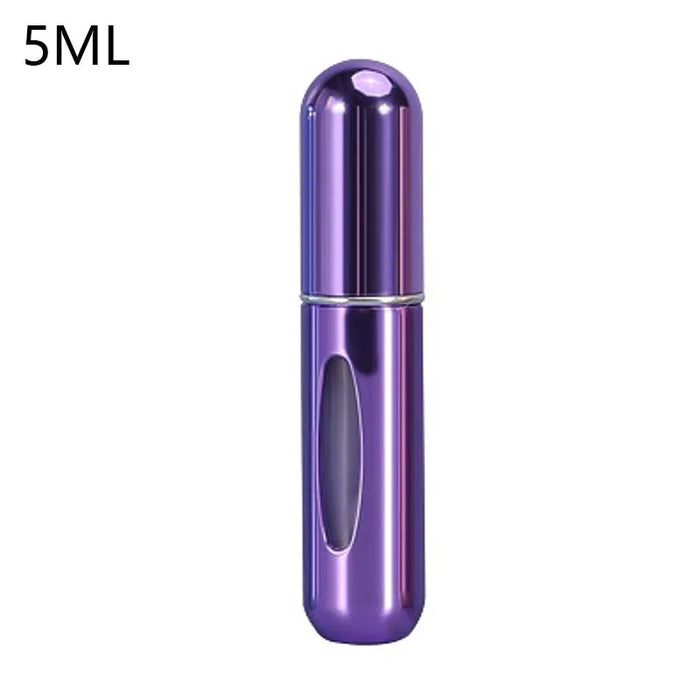 8/5ml Perfume Atomizer Portable Liquid Container For Cosmetics Traveling Mini Aluminum Spray Alcochol Empty Refillable Bottle