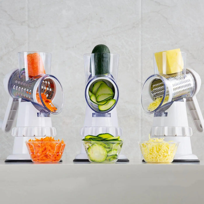 3 In 1 Vegetable Slicer Manual Kitchen Accessories Grater For Vegetable Cutter Round Chopper Mandolin Shredder Potato Home Kitch