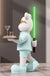 93cm High Lightsaber Violent Bear Large Ornament, Large Floor-to-ceiling Living Room Decoration, Can Light Up, Can Be Stored