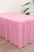 2pcs Disposable tablecloth table skirt