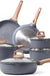 Carote Nonstick Granite Cookware Sets 10 Pcs Stone Cookware Set,non stick frying pan set , pots and pans set