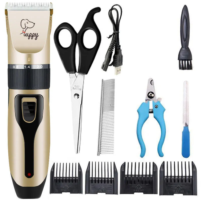 Dog Clipper Dog Hair Clippers Grooming (Pet/Cat/Dog/Rabbit) Haircut Trimmer Shaver Set Pets Cordless Rechargeable Professional