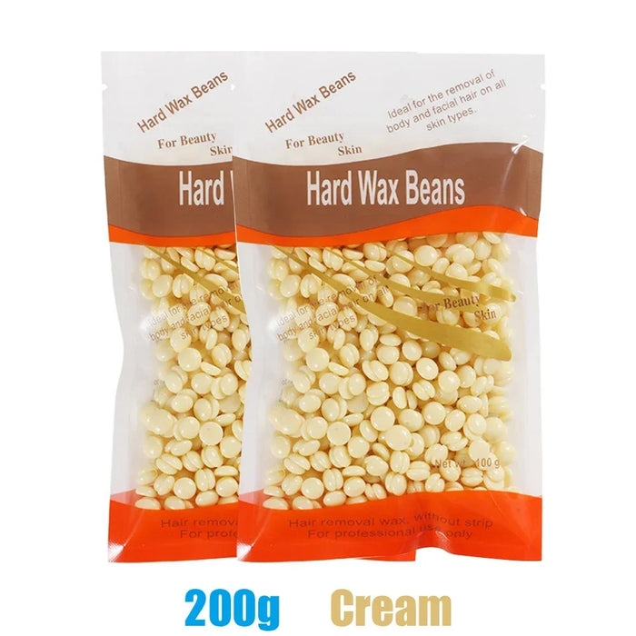 500g/400g/200g Waxing Wax Beans for Wax Heater Machine No Strip Depilatory Hot Film Hard Wax Waxing Body Hair Removal Wax Beads