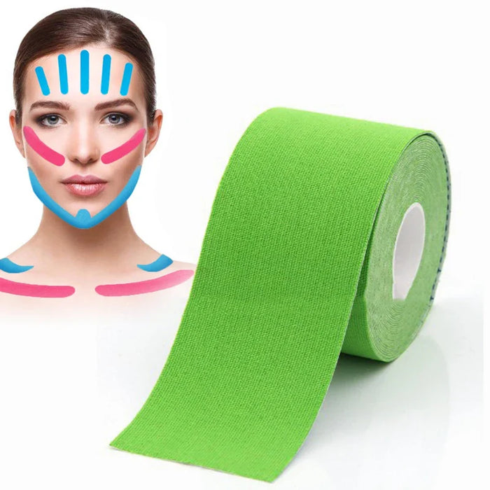 2.5CM*5M Kinesiology Tape for Face V Line Neck Eyes Lifting Wrinkle Remover Sticker Tape Face Skin Care Tool Bandagem Elastica