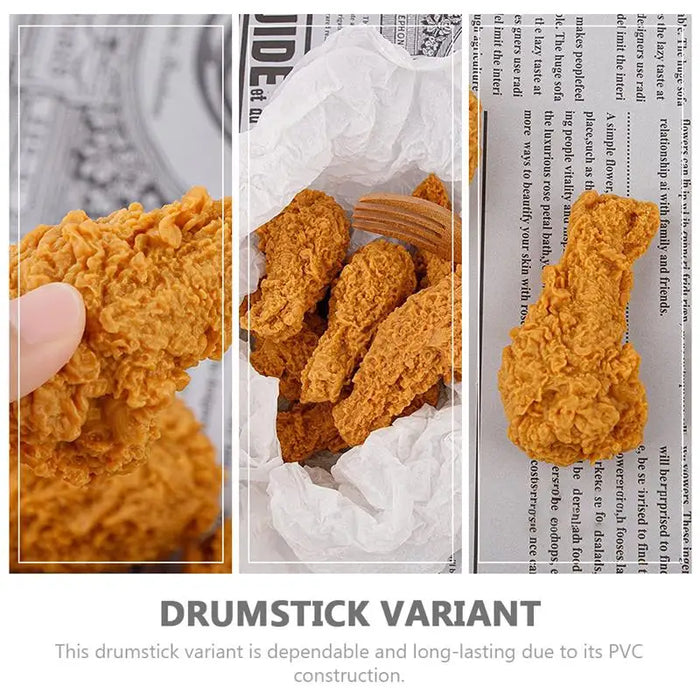 6Pcs Fake Fried Chicken Legs Home Ornaments Simulation Drumstick Decors For Kitchen Home Chicken Drumstick Kitchen Decor