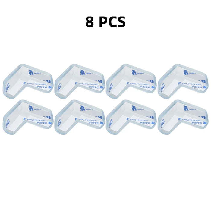 4/16 pcs Child Baby Safety Silicone Protector Table Soft Transparent Children Anti Collision Table Corner Edge Protection Cover