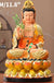 30CM/11.8"(H) Home worship of Guanyin Buddha Temple Handmade resin Guanyin Bodhisattva household ornaments Nanhai Guanyin God