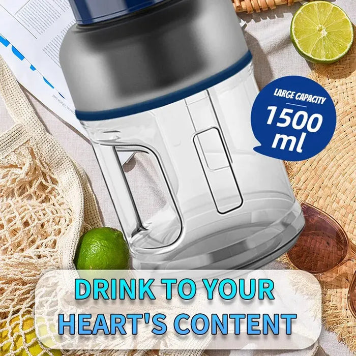 4000Mah Portable Blender Mini Juicers Machine Smoothie MixerMultifunctional Orange Electric Juice Cup Kitchen Appliances Home