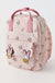 Disney 2024 New Minnie Cartoon Children's Backpack Mini School Bag Cute Shoulder Bag for Boys and Girls