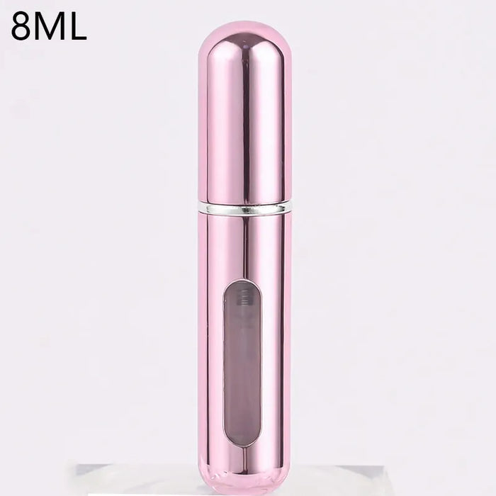 8/5ml Perfume Atomizer Portable Liquid Container For Cosmetics Traveling Mini Aluminum Spray Alcochol Empty Refillable Bottle