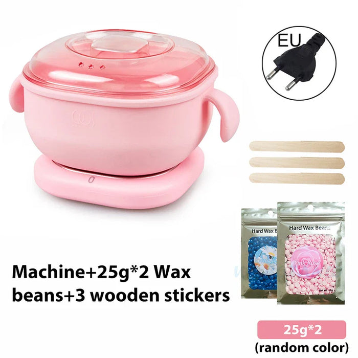 400ML Wax Heater Hair Removal Machine Portable Silicone Wax Warmer SPA Body Epilator Paraffin Waxing Melt Pot Wax Bean Kits