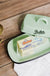 Europe style Retro Nostalgic Enamel With Lid Snack Tray Home Kitchen Tableware Butter Box Cheese Storage cheese plate