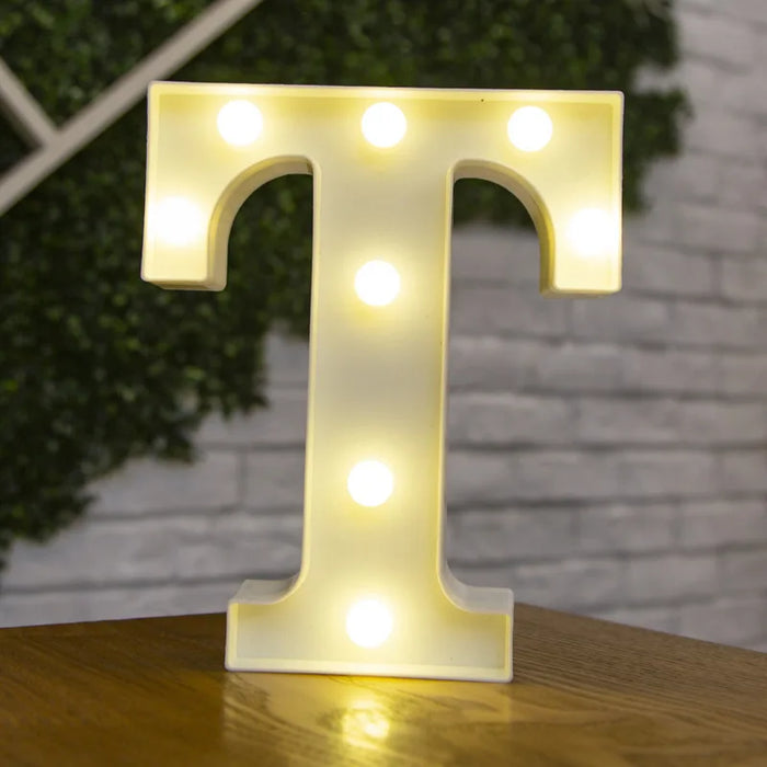 Alphabet Letter LED Lights Luminous Number Lamp Decor Battery Night Light for home Wedding Birthday Christmas party Decoration