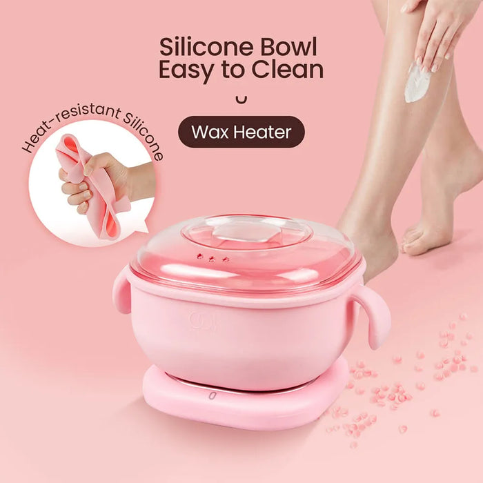 400ML Wax Heater Hair Removal Machine Portable Silicone Wax Warmer SPA Body Epilator Paraffin Waxing Melt Pot Wax Bean Kits