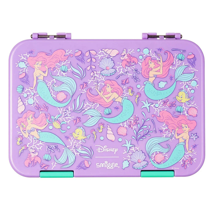 Genuine Disney Australia Smiggle Mermaid Mickey Mouse Meal box, food grade lunch box, spring and autumn picnic lunch box Gift