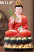 30CM/11.8"(H) Home worship of Guanyin Buddha Temple Handmade resin Guanyin Bodhisattva household ornaments Nanhai Guanyin God