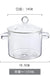 Glass Small Stew Pot Water-proof Transparent Cover Soup Cup Soup Bowl Bird's Nest Stew Bowl Open Flame Home Kitchen Supplies