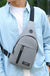 Chest Bag Fashion New Solid Color Men Chest Bag Outdoor Casual Fashion One Shoulder Crossbody Bag