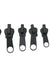 6pcs Instant Zipper Universal Instant Fix Repair Kit Replacement Zip Slider Teeth Multifunctional Clothing Replacement Zipper