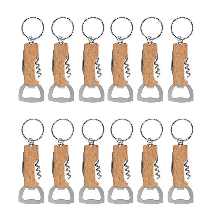 60Pcs Wooden Bottle Opener Home Supplies Beer Opener Kitchen Accesories Wine Opener Drink Gun Wedding Gifts For Guests