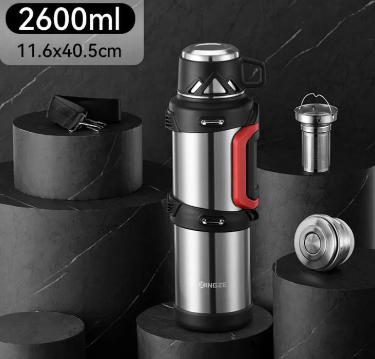 316 Stainless Steel Big Capacity Thermos Bottle 1L/ 2L /3L/ Outdoor Travel Coffee Mugs Thermal Vaccum Water Bottle Thermal Mug