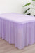 2pcs Disposable tablecloth table skirt