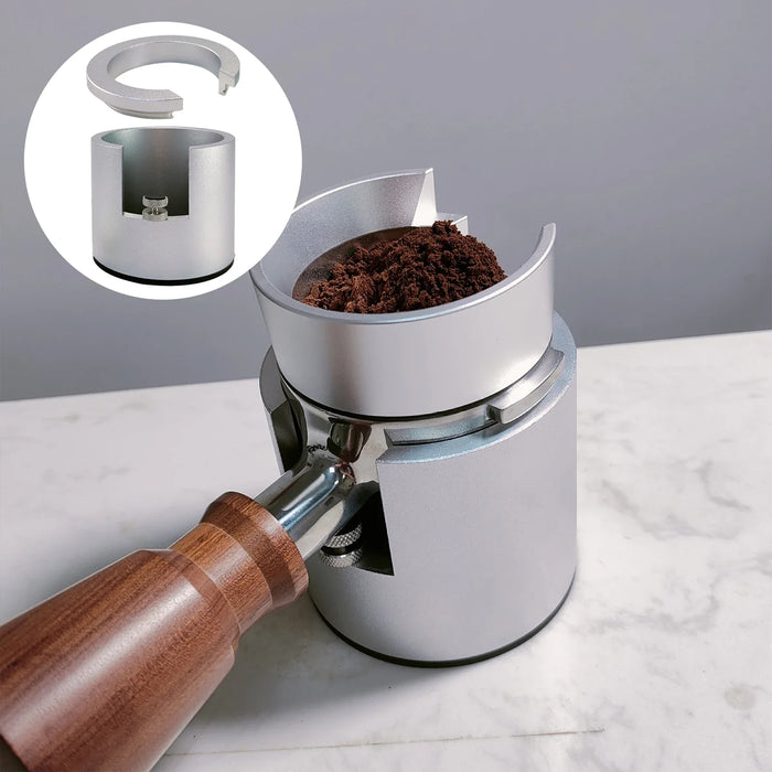 for 51/54/58mm Tamping Station Tools Manual Coffee Tamper Holder Portafilter Holder for Tearoom Kitchen Cafe Home Restaurant