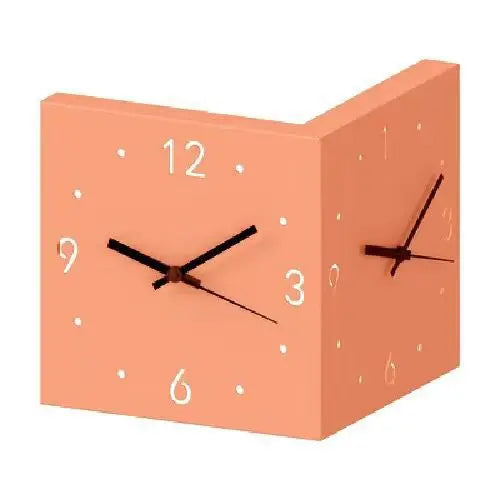 Double Corner Wall Clock Home Decoration Living Room Creative Simple Modern Wall Clock Fashion Sun Corner Wall Clock