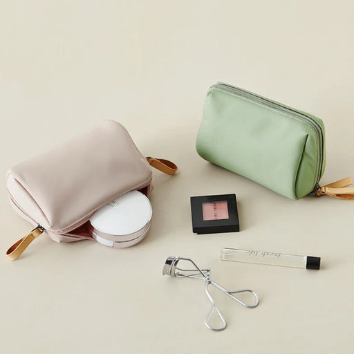 2023 New Women Cosmetic Bag Solid Color Korean Style Makeup Bag Pouch Toiletry Bag Waterproof Makeup Organizer Case luxury bag