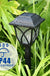 2pcs/Lot Led Solar Lawn Lights Outdoor Waterproof Warm Light Garden Decoration Lamp For Walkway Path Villa Yard Driveway