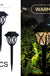 2pcs/Lot Led Solar Lawn Lights Outdoor Waterproof Warm Light Garden Decoration Lamp For Walkway Path Villa Yard Driveway