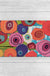 Colorful Flower Garden PVC coil Door Mat @Joy's design