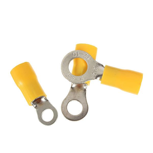 20PCS 4-6mm² Yellow Ring Heat Shrink Electrical Terminals Connectors