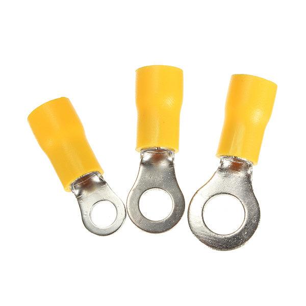 20PCS 4-6mm² Yellow Ring Heat Shrink Electrical Terminals Connectors