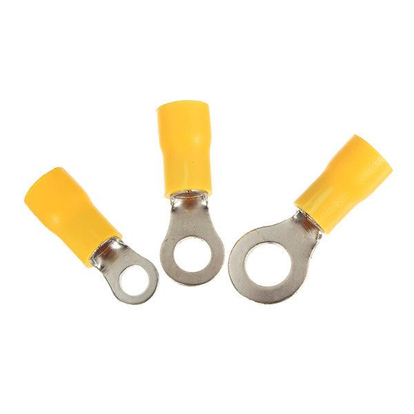 20PCS 4-6mm² Yellow Ring Heat Shrink Electrical Terminals Connectors