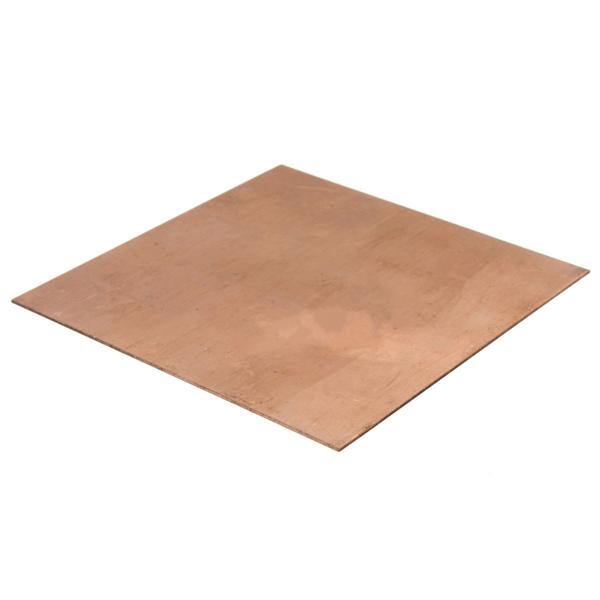 100mm*100mm*1mm Pure Copper Cu Metal Safe Using Guillotine Cut Sheet Plate